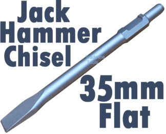 Augerton JACK HAMMER 35mm FLAT ROCK BREAKER CHISEL